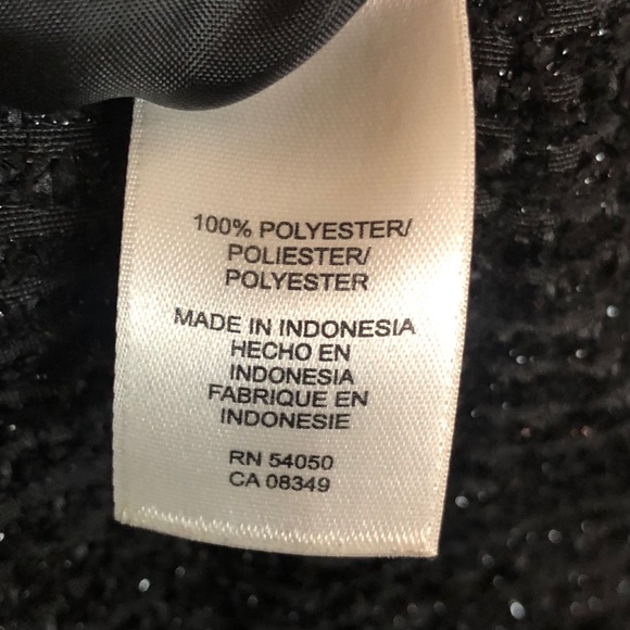 Evan Picone Black Sleeveless Cocktail Dress 10 - Picture 5 of 5